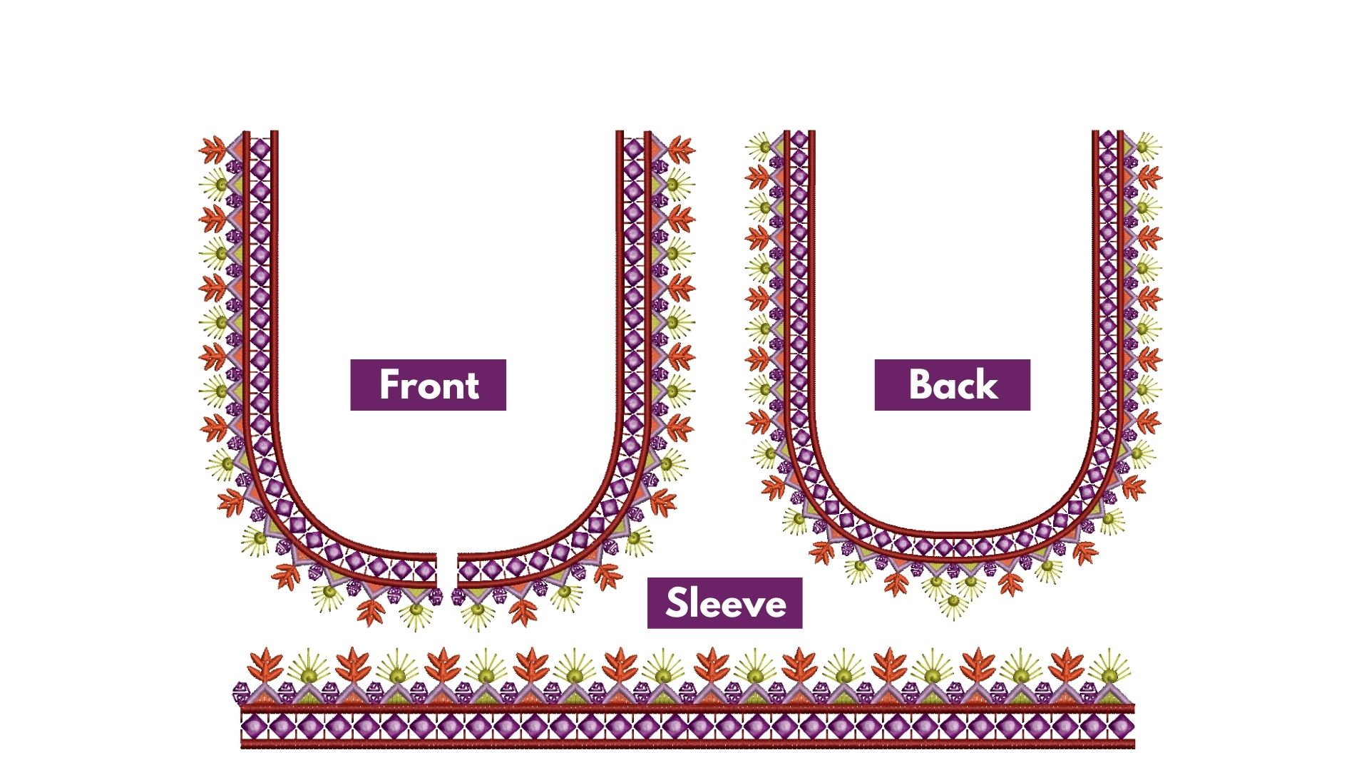 Simple embroidery sale designs for blouse